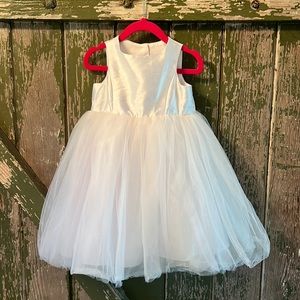 David’s Bridal Tulle Flower Girl Dress